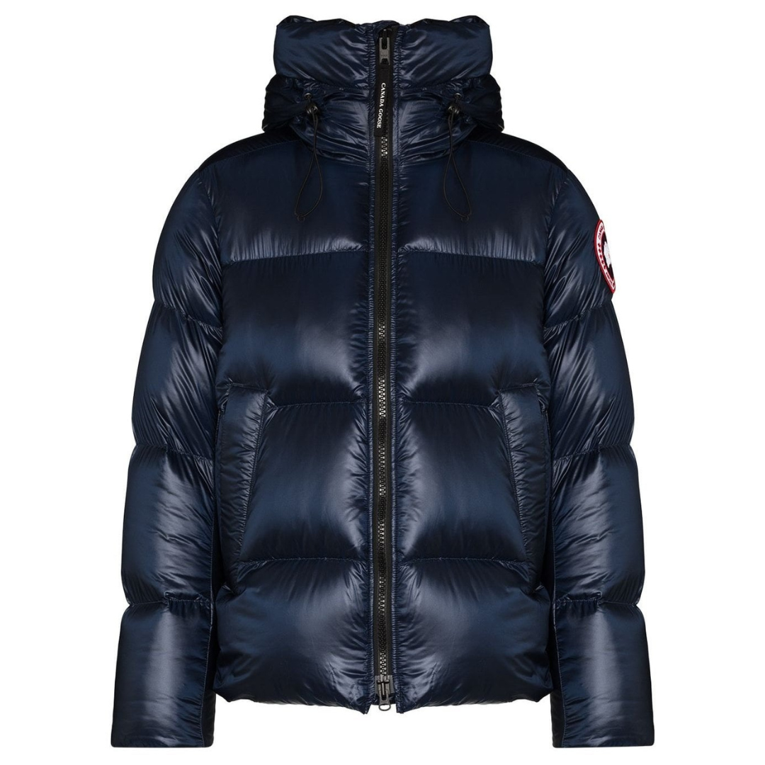 Goose Navy Puffer Jacket