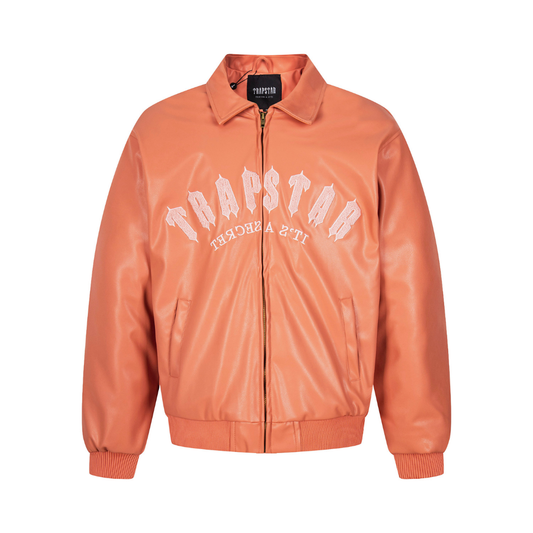 Decoded Bomber Leather Jacket